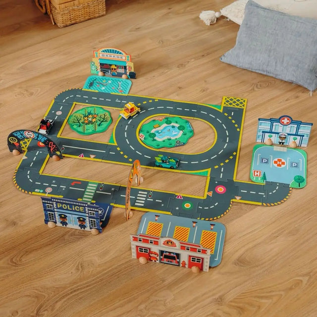 Puzzle'Up géant - Ville Crazy Motors (33 pcs) - Casse-têtes by Djeco