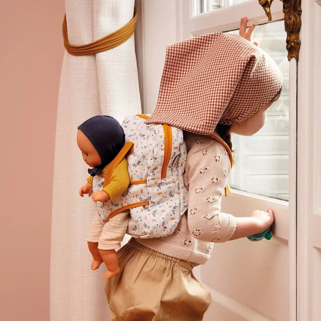 Sac à dos porte-poupée Pomea - Accessoires poupée by Djeco