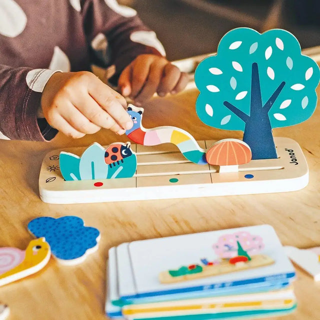 Se repérer dans l'espace: le jardin - Jeux éducatifs by Janod