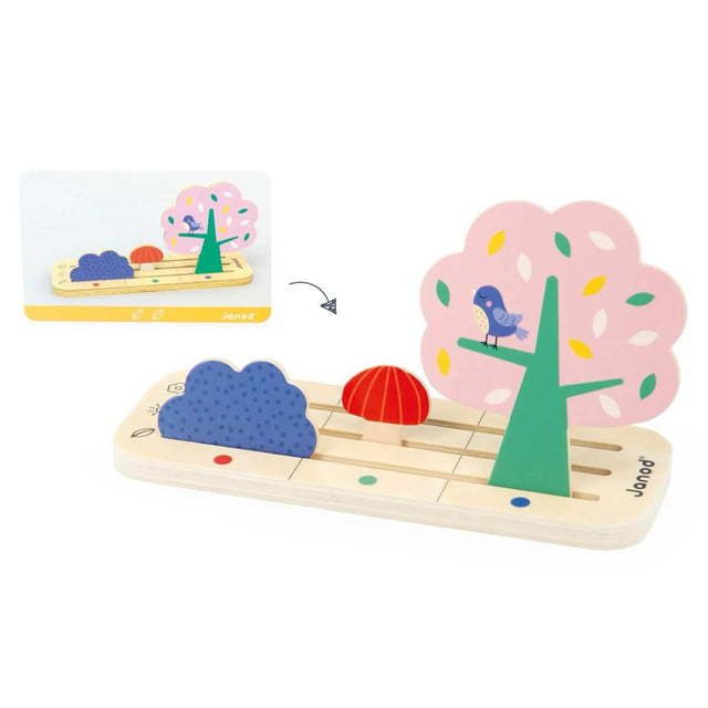 Se repérer dans l'espace: le jardin - Jeux éducatifs by Janod