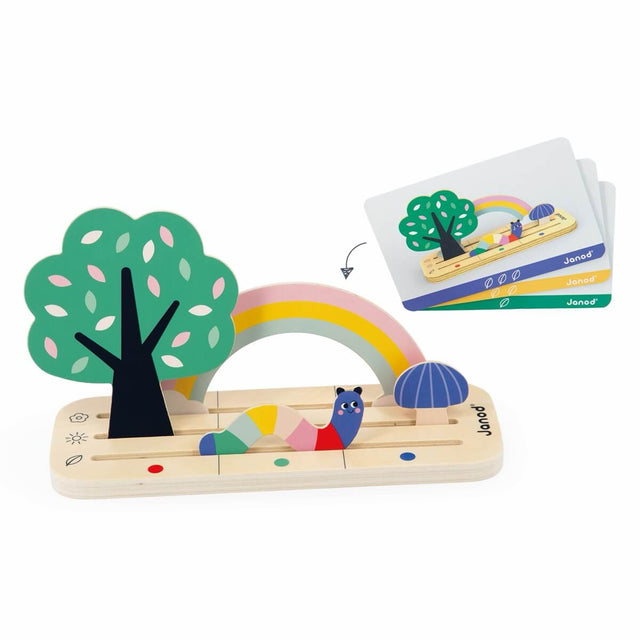 Se repérer dans l'espace: le jardin - Jeux éducatifs by Janod