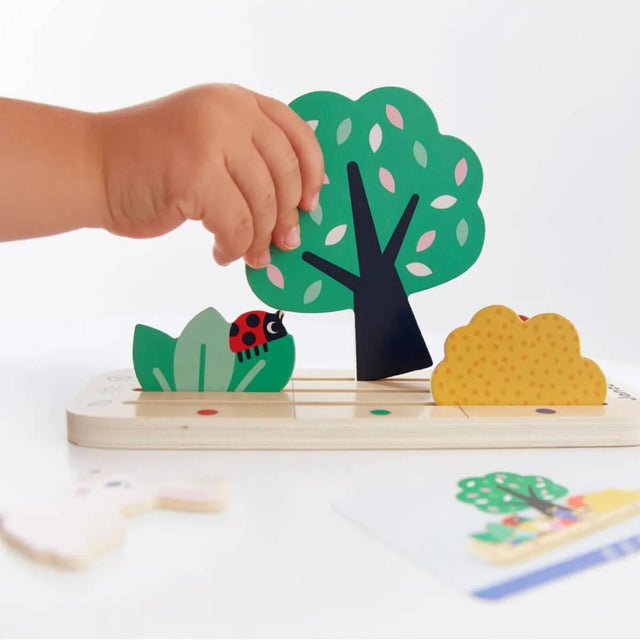 Se repérer dans l'espace: le jardin - Jeux éducatifs by Janod