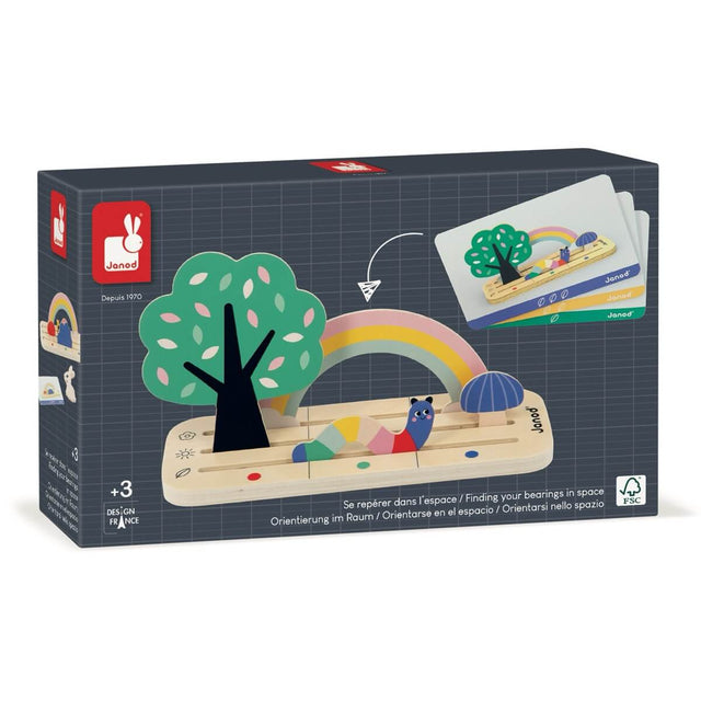 Se repérer dans l'espace: le jardin - Jeux éducatifs by Janod