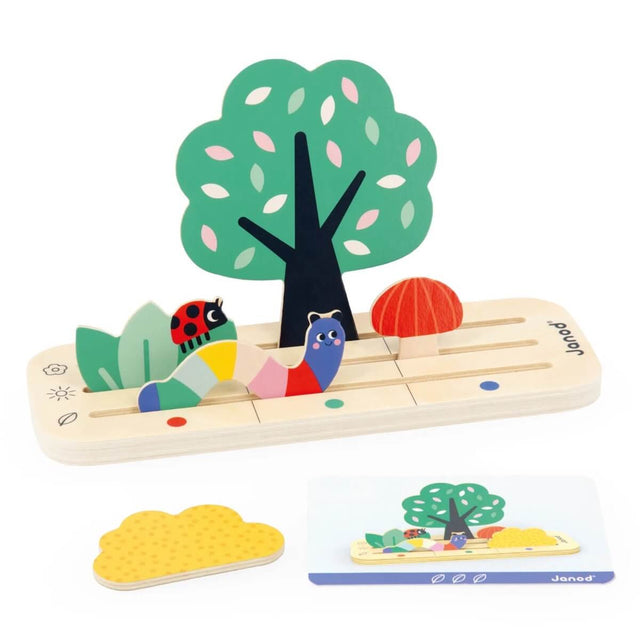 Se repérer dans l'espace: le jardin - Jeux éducatifs by Janod