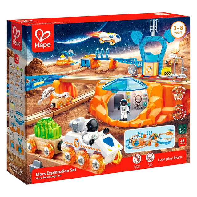 Set de train d'exploration de Mars (48 pcs) - Ensembles de jeu by Hape