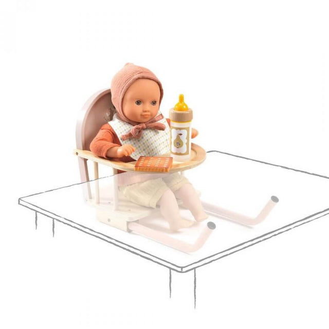 Siège de table pour poupée Pomea - Accessoires poupée by Djeco