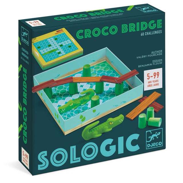 Jeu Sologic - Croco Bridge - Jeux de logique by Djeco