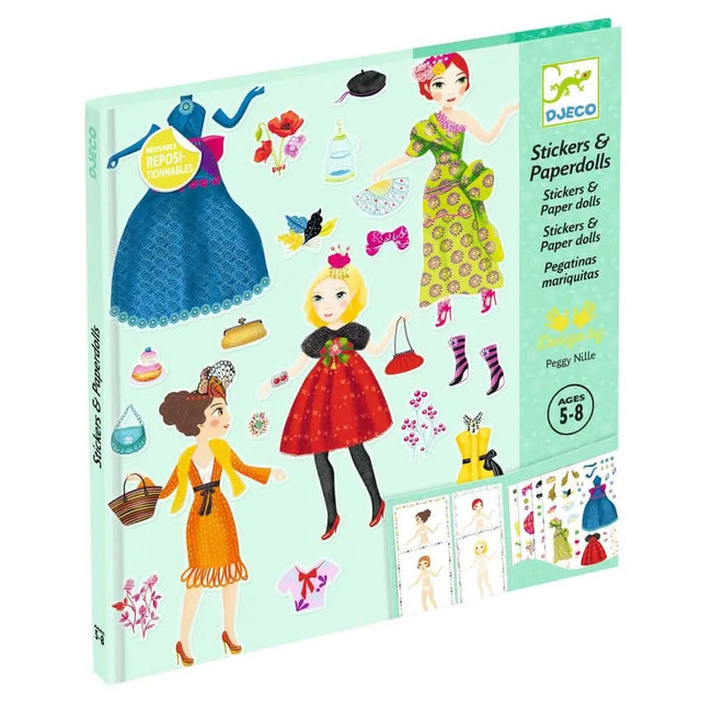 Stickers Paper Dolls - Trop mode - Art & bricolage by Djeco