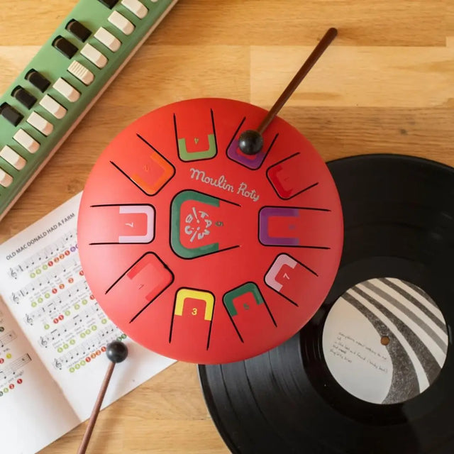 Tambour à languettes Popipop - Jouets musicaux by Moulin Roty