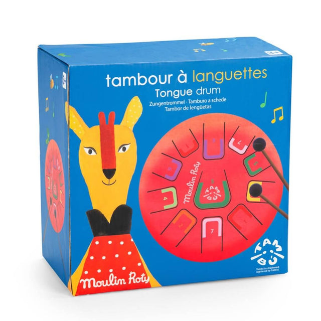 Tambour à languettes Popipop - Jouets musicaux by Moulin Roty