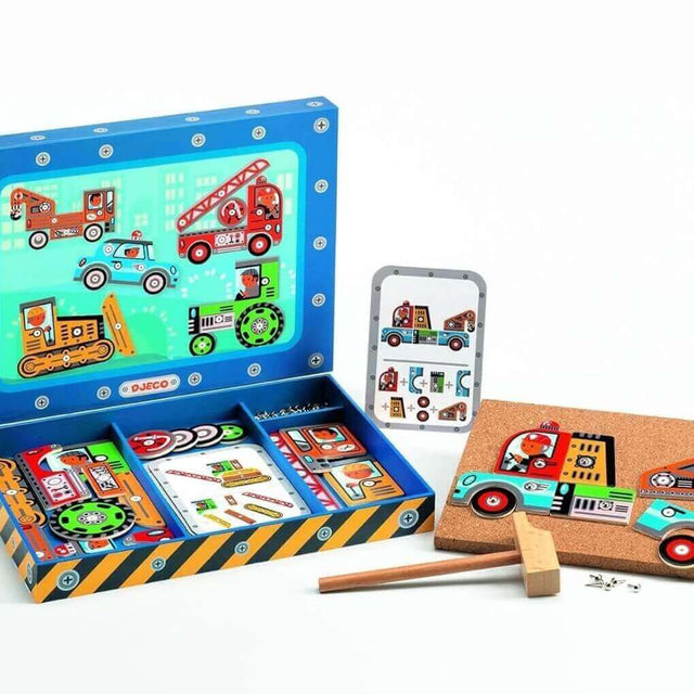 Tap tap Véhicules - Jeux d'assemblage by Djeco