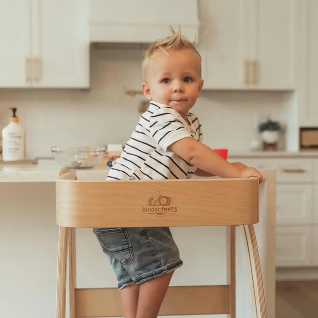 Tour d'apprentissage Pikler - Naturel - Mobilier by Kinderfeets