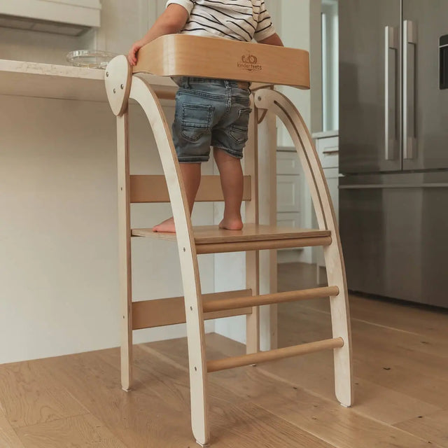Tour d'apprentissage Pikler - Naturel - Mobilier by Kinderfeets