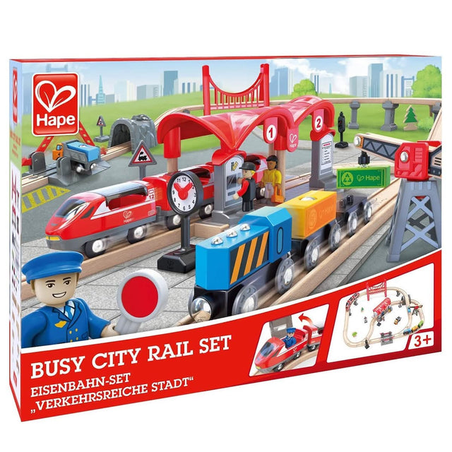 Train urbain Busy City (51 pcs) - Ensembles de jeu by Hape