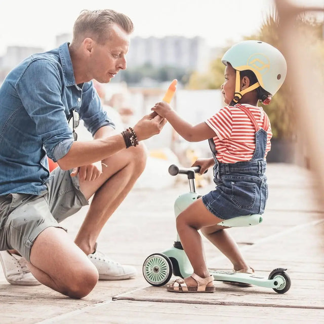 Trottinette 2-en-1 Highwaykick 1 - Kiwi - Jeux d'extérieur by Scoot & Ride