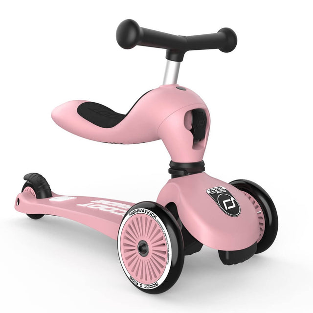 Trottinette 2-en-1 Highwaykick 1 - Rose - Jeux d'extérieur by Scoot & Ride