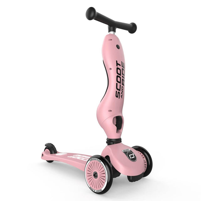 Trottinette 2-en-1 Highwaykick 1 - Rose - Jeux d'extérieur by Scoot & Ride