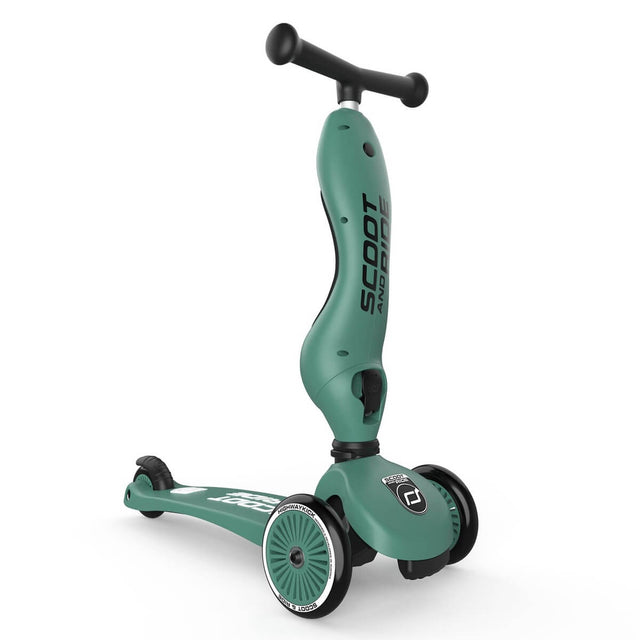 Trottinette 2-en-1 Highwaykick 1 - Vert Forêt - Jeux d'extérieur by Scoot & Ride