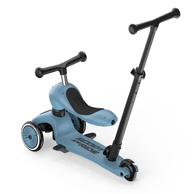 Highwaykick 1 Push & Go Scooter - Steel Blue