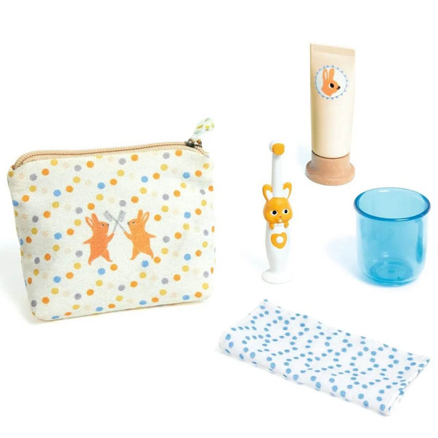 Trousse brosse à dents de poupée Pomea - Accessoires poupée by Djeco