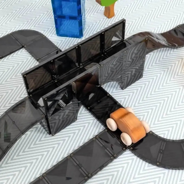 Tuiles magnétiques Routes Creative (48 pcs) - Jeux de construction by Connetix