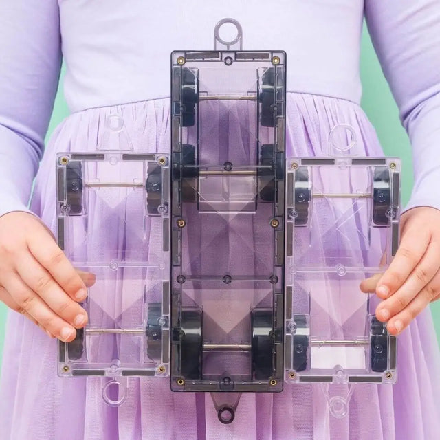 Tuiles magnétiques Transport Pastel (50 pcs) - Jeux de construction by Connetix