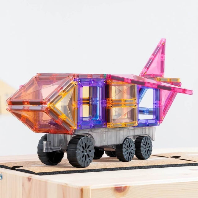 Tuiles magnétiques Transport Pastel (50 pcs) - Jeux de construction by Connetix