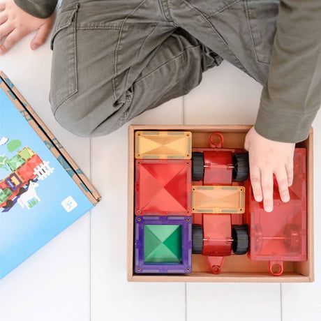 Tuiles magnétiques - Véhicules Motion Pack (24 pcs)-Jeux de construction-Connetix-Comme des Pirates