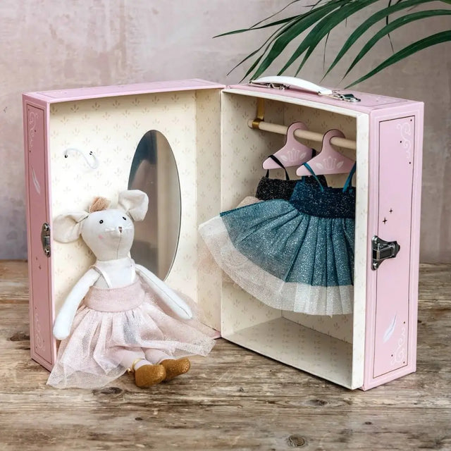 Valise souris en tutus La petite école de danse - Poupées by Moulin Roty