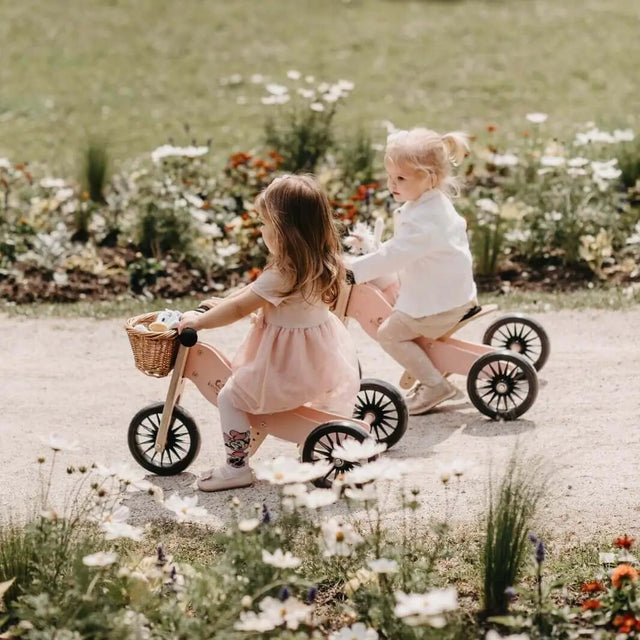 Vélo d'équilibre évolutif Tiny Tot PLUS - Rose - Jeux d'extérieur by Kinderfeets