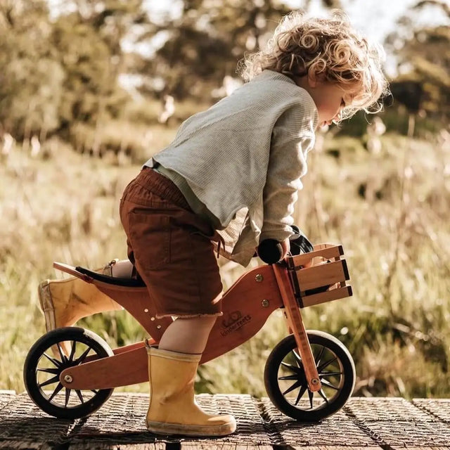 Vélo d'équilibre évolutif Tiny Tot PLUS - Bambou - Jeux d'extérieur by Kinderfeets