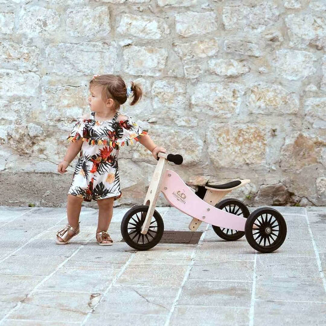Vélo d'équilibre évolutif Tiny Tot PLUS - Rose - Jeux d'extérieur by Kinderfeets