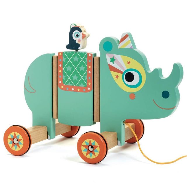 Vilma rhinocéros à promener-Djeco-Comme des Pirates