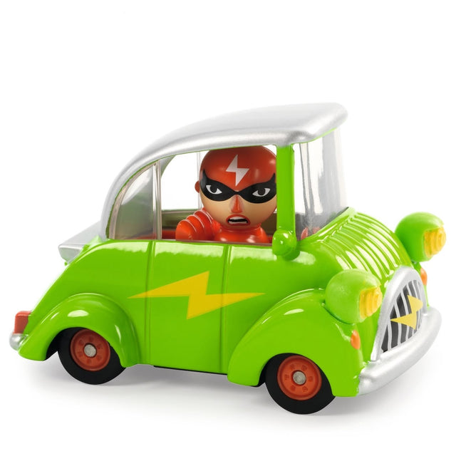Voiture Crazy Motors - Le bandit Green Flash - Véhicules de jeu by Djeco