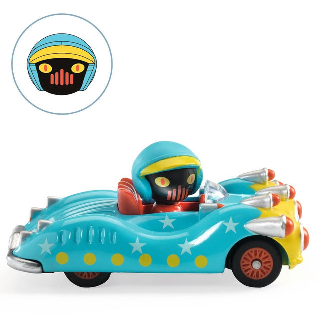 Voiture de course Crazy Motors - Blue Gun - Véhicules de jeu by Djeco