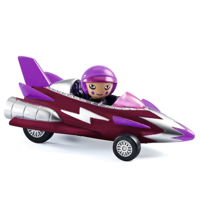 Voiture de course Crazy Motors - Miss Burgundy-Djeco-Comme des Pirates