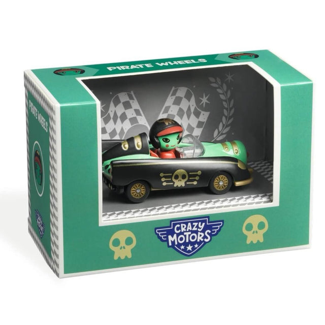 Voiture de course Crazy Motors - Pirate Wheels - Véhicules de jeu by Djeco