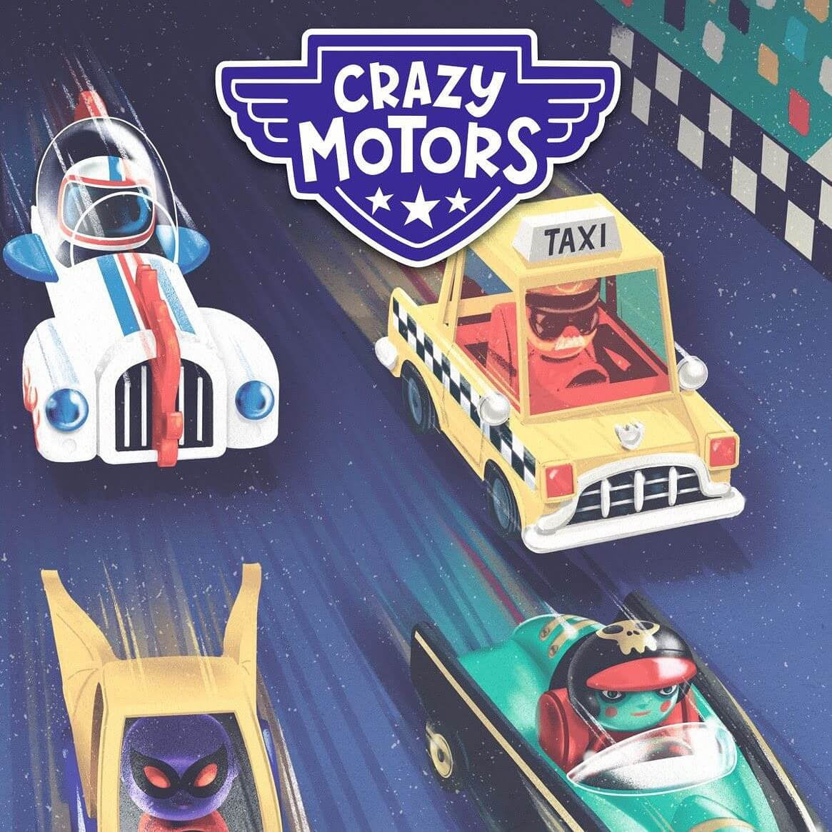 Collection Crazy Motors de Djeco-Comme des Pirates