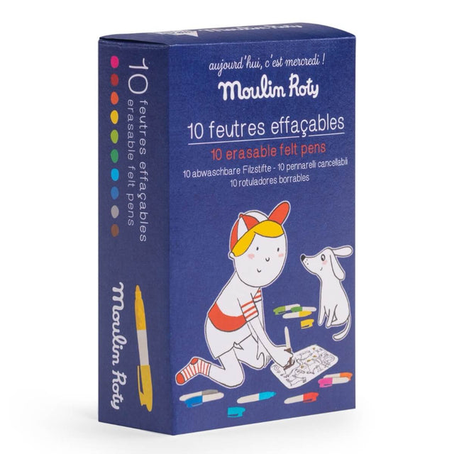 10 feutres effaçables SuperPetit - Art & bricolage by Moulin Roty
