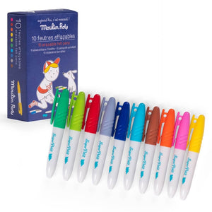 10 feutres effaçables SuperPetit - Art & bricolage by Moulin Roty