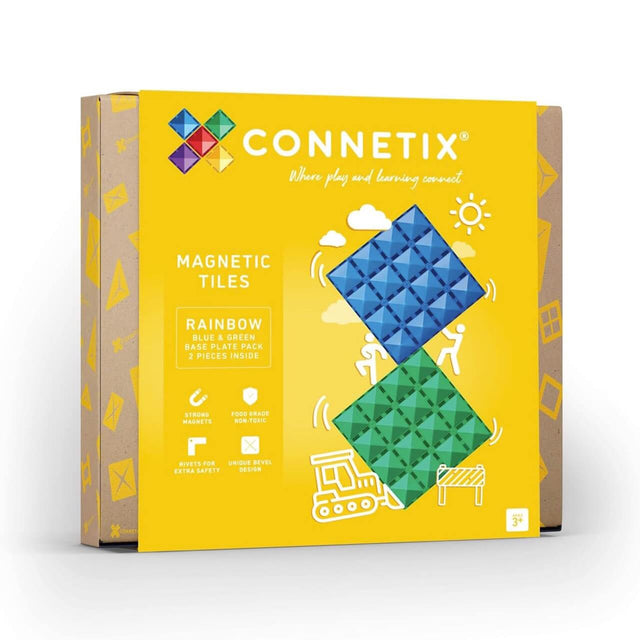 2 plaques de base magnétiques-Jeux de construction-Connetix-Comme des Pirates