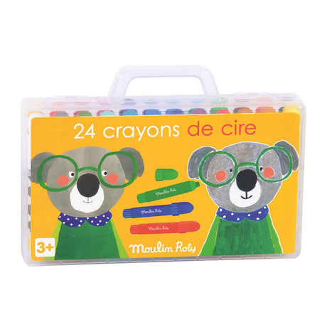 24 crayons de cire Popipop - Art & bricolage by Moulin Roty