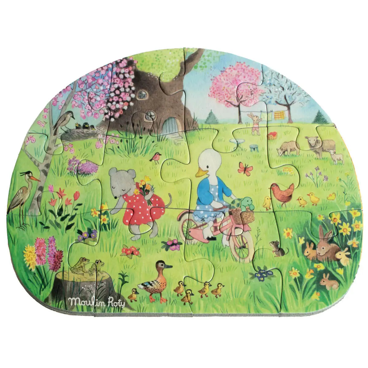 4 mini puzzles Les Saisons (4 x 12 pcs) - Casse-têtes by Moulin Roty