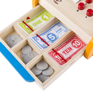 Caisse enregistreuse en bois (37 pcs) - Jouets d'imitation by Hape