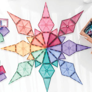 Tuiles magnétiques Pastel Mega Pack (202 pcs) - Jeux de construction by Connetix