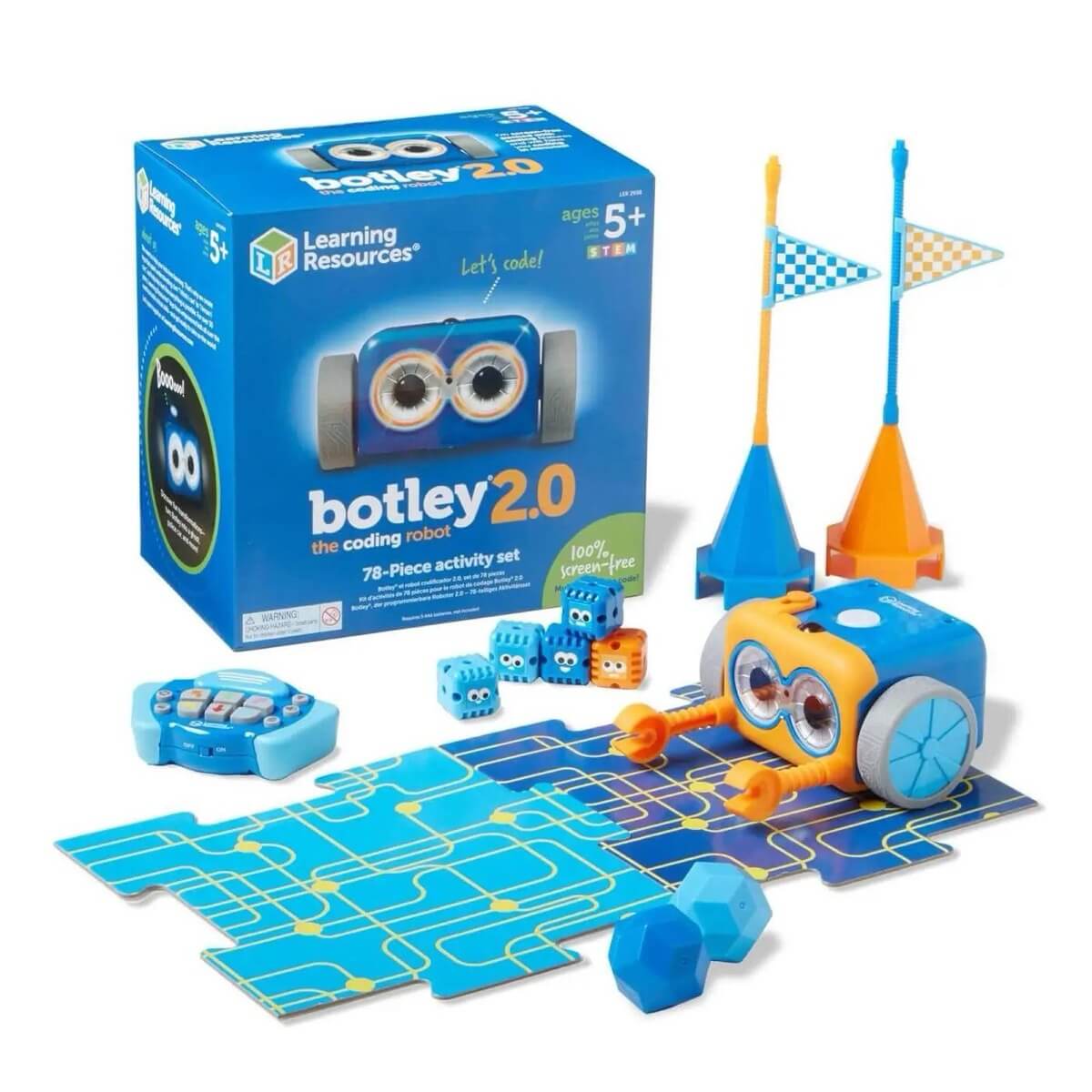 bot－-a BrainyBotz DIY Smart STEM Robot Building & Programming Kit