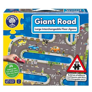 Casse-tête de plancher - Route géante (20 pcs) - Casse-têtes by Orchard Toys