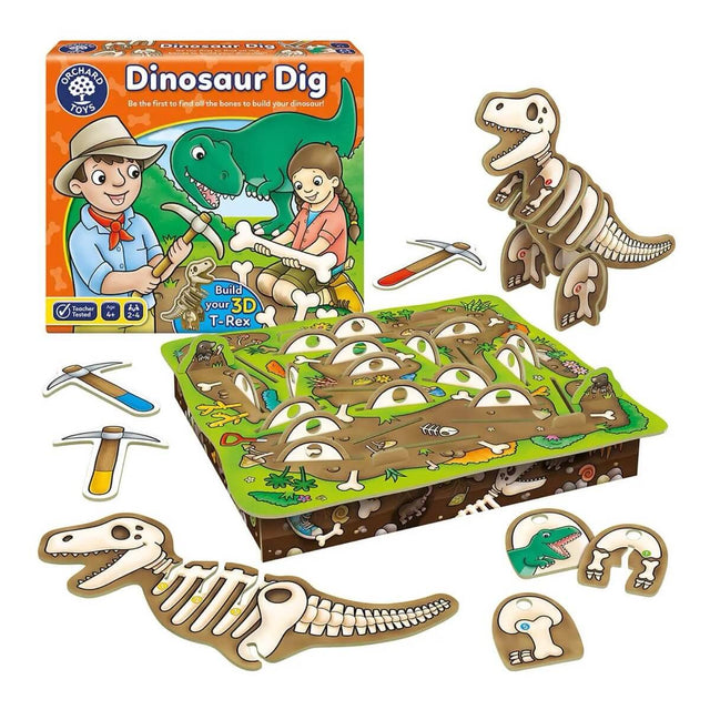 Jeu d'archéologie 3D Dinosaur Dig - Jeux de société by Orchard Toys