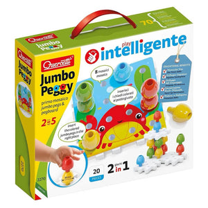 Jeu de chevilles Jumbo Peggy (20 pcs) - Jeux de construction by Quercetti