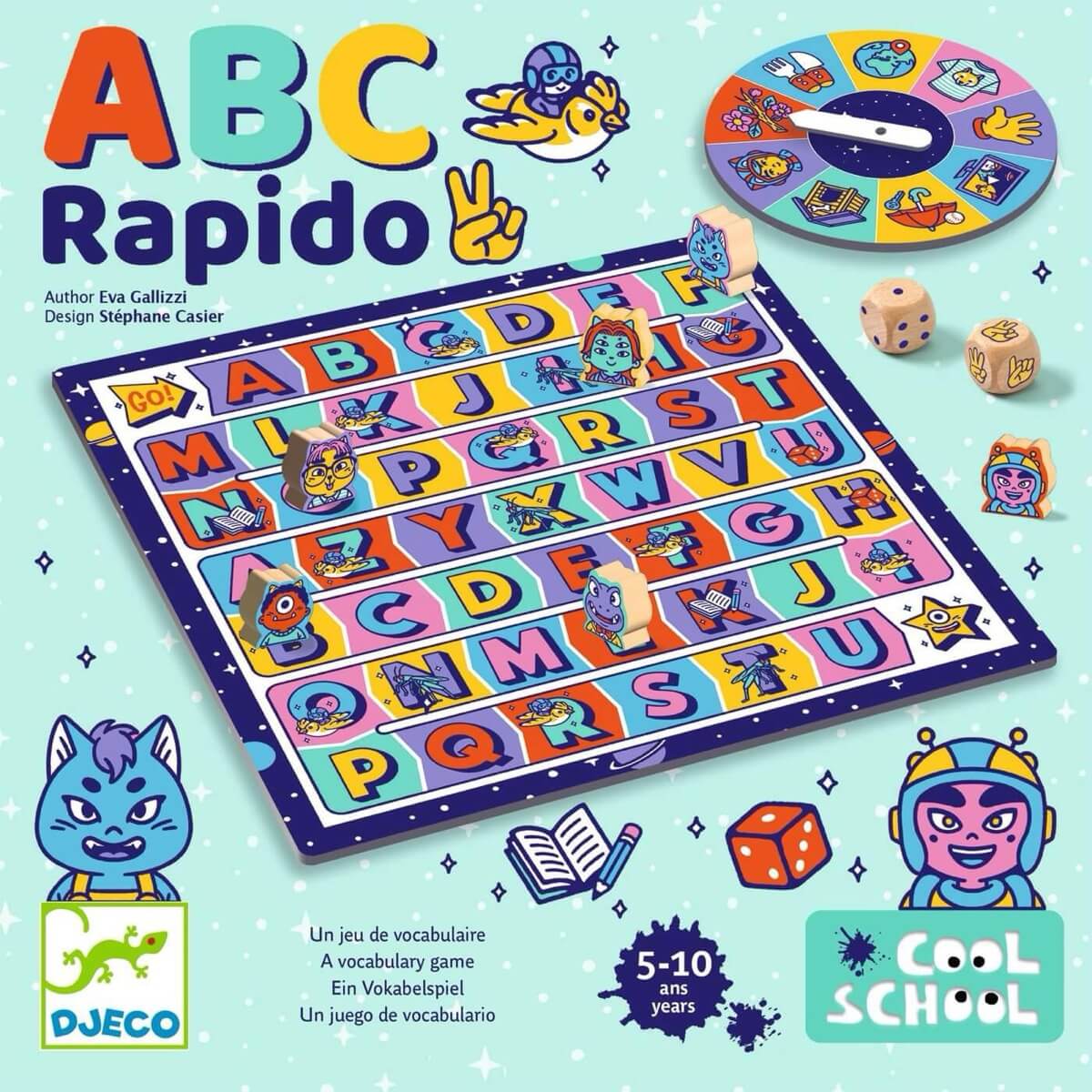 ABC Rapido vocabulary game – Comme des Pirates